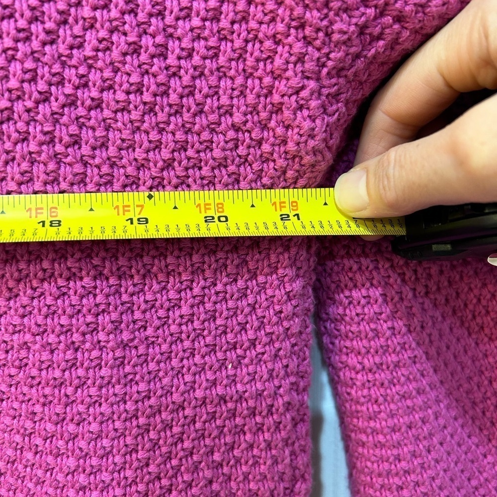 Lauren Ralph Lauren Pink Knotted Knit Sweater Size M Boat Neck Preppy Mature - Picture 5 of 8